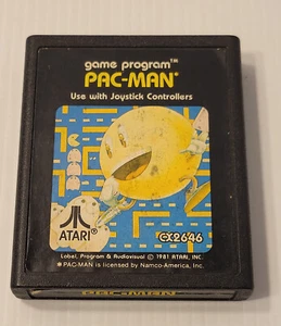 Pac Man Atari 2600 CX-2646 Video Game Cartridge 1981 Used Untested - Picture 1 of 2