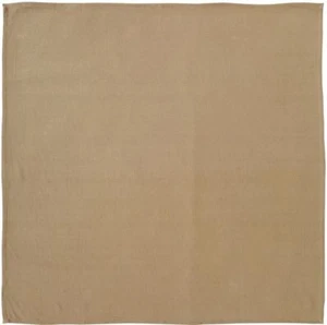 Country Kitchen Tablecloth Rustic Primitive Natural Tan Cotton Burlap 60" Square - Picture 1 of 5