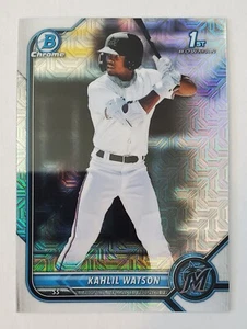 2022 Bowman Chrome Khalil Watson BCP-3 Mega Mojo - Picture 1 of 2