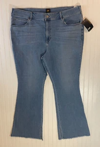 Lee Women's Plus Flare High Rise Slim Fit Size 24WM NWT - Picture 1 of 12