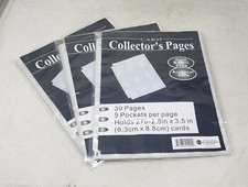 810 Pockets Trading Card Sleeves 9Pocket Page Protector, Transparent Card Sheets