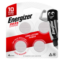 Energizer 2025 - 4 PACK 3V Lithium Coin/Button Cell Batteries  Zero Mercury