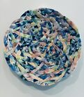 Barbara Cahn Studio Art Pottery Porcelain Rainbow Tangle Shallow Bowl