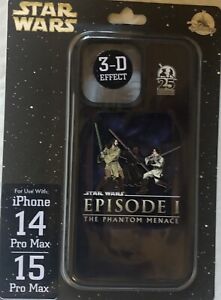 DISNEY Star Wars The Phantom Menace 25 Years 3D IPHONE 14 Or 15 Pro Max  CASE
