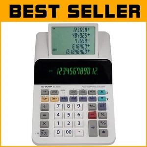 Compact Paperless Printing Calculator with Large Display for Business Efficiency - Picture 1 of 10