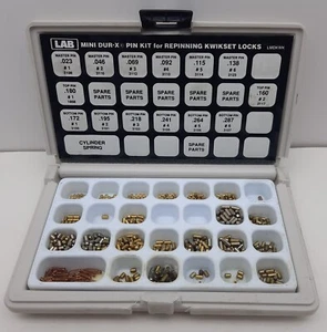 Lab The Organizer Mini Dur-x Pin Kit für Kwik Set Schlosser Schlosser Zubehör - Bild 1 von 3