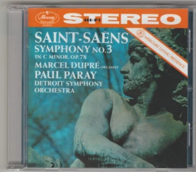 Saint Saens Symphony No.3 Marcel Dupre Paul Paray Detroit Symphony Orch CD - Изображение 1 из 4