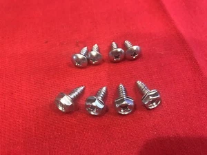 NEW GENUINE HONDA LICENSE PLATE HOLDER SELF TAPPING SCREW SET (6X16) 93904-46220 - Picture 1 of 3