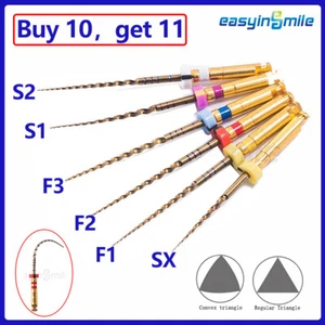 Dental Endo Rotary Files X-Pro Gold Taper NITI Endodontic Files Easyinsmile - Picture 1 of 16