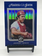 2016 Donruss Optic Masters of the Game Blue #15 Johnny Bench /149 - NM-MT
