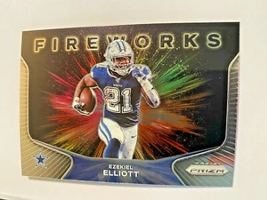 Panini Prizm Football #14 2020 fuegos artificiales Ezekiel Ellliott Cowboys  - Imagen 1 de 1