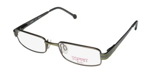 NEW ESPRIT 17328 EYEWEAR FULL-RIM GREEN 44-16-120 527 RECTANGULAR METAL & - Picture 1 of 8