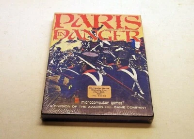 Paris in Danger by Avalon Hill for Atari 400/800 - NEW - Image 1 of 2