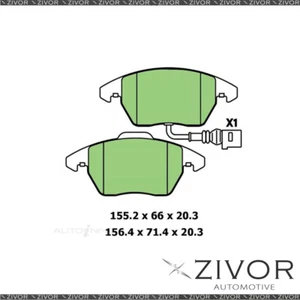 Brake Pad For AUDI A3 SPORTBACK 2.0 TFSI QUATTRO 8P 2.0L 4D H/B AXX 2005-2006 - Picture 1 of 1