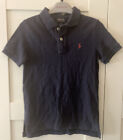 Ralph Lauren Boys Blue Polo Collar T-Shirt Size 6 Length 50 cm Chest 32 cm