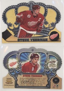 1997-98 Pacific Crown Royale Silver Steve Yzerman #51 HOF