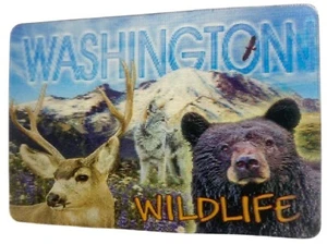 Washington Wildlife 3D Fridge Magnet - Imagen 1 de 1