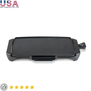 Electric Griddle Non-Stick Temperature Control 1500W Dishwasher Safe Cooking New - Picture 1 of 13