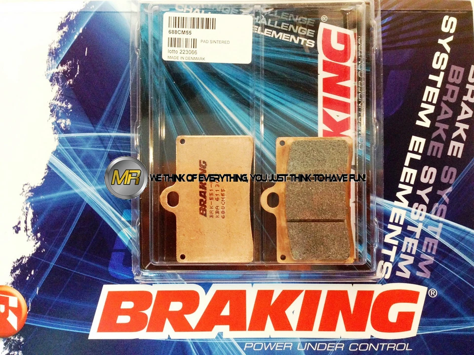 CAGIVA RAPTOR 125 2009 09 PASTIGLIE ANTERIORE SINTERIZZATE FRENO BRAKING CM55 SP Foto 1 de 1