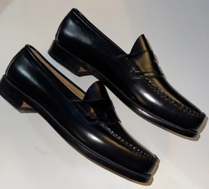 G.h. Bass & Co. "weejuns Penny" Loafers Men’s Size 10D Black - Picture 1 of 8