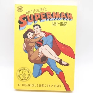 MAX FLEISCHER'S SUPERMAN 1941-1942, 17 THEATRICAL SHORTS ON 2 DVDS, DC COMICS! - Picture 1 of 2