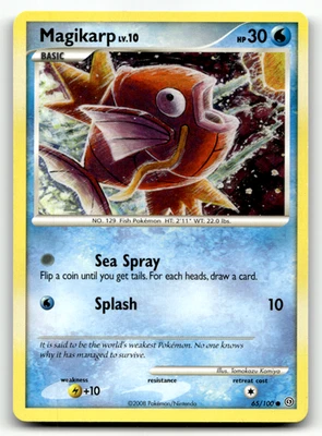 Magikarp 65/100 Normal Common Stormfront LP - Image 1 of 2