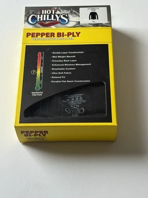 Top Térmico Hot Chillys PB3070 Mujer’s Pepper Bi-Ply Relax Fit Camisa Cuello Redondo XL Foto 1 de 4