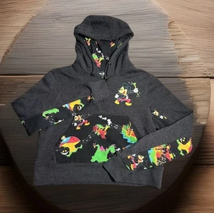 Disney Sweatshirt Youth XS Black 50th Anniversary Hoodie Electrical Parade - Picture 1 of 15
