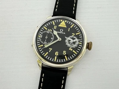 Omega Laco Aviator R.L.M Reich Luftwaffe Ministerial WW2 Vintage Swiss Men Watch - Image 1 of 4