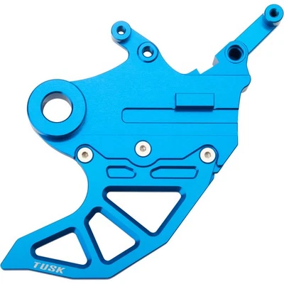 Tusk Rear Brake Caliper Support Disc Guard Blue For YAMAHA YZ WR 125 250 450 - Image 1 of 2