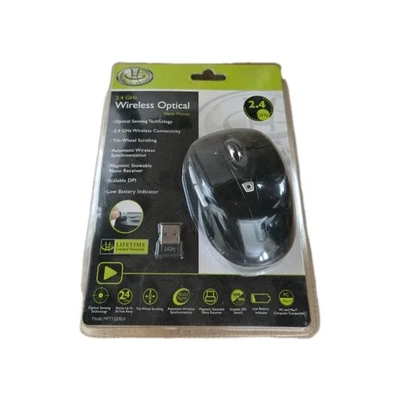 Gear Head 2.4Ghz Wireless Optical Nano Mouse Tilt Wheel Scrolling New  - Image 1 of 4