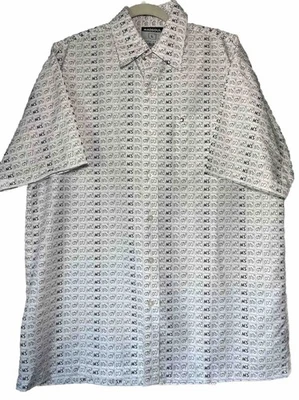 MadSoul Periodic Elements Table Men’s Short sleeve Button Up Size Large Shirt - Image 1 of 4