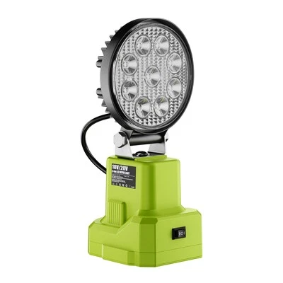 Cordless LED Work Light for Ryobi 18V One+ Li-ion Battery 27W 2100LM no battery - Image 1 of 4