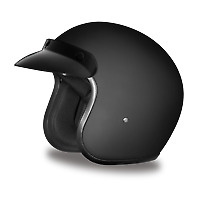 Daytona Cruiser Helmet Slim Line 3/4 Open Face Quick Release DOT 2XS-4XL DC1-B 