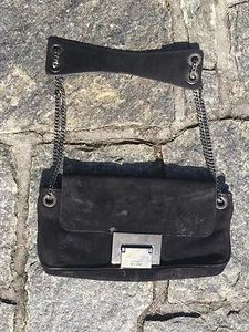 Stuart Weitzman Look Small Shoulder Bag Black - Picture 1 of 5
