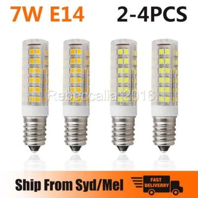 2/4x LED Corn Bulb E14 7W Replacement Globe Lamp Spot Light for Salt Lamps - image 1 of 4