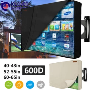 Cubierta de TV 40""-65"" Patio al aire libre Pantalla LCD plana Protector de televisión resistente a la intemperie - Imagen 1 de 24