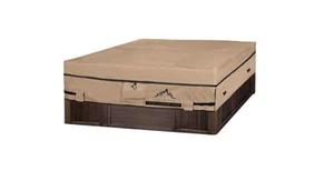Tub Cover Heavy Duty Polyester Waterproof UV Protection SPA Cover Hot Tubs Beige - Picture 1 of 8