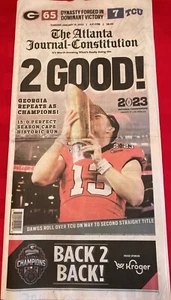 UGA Georgia Bulldogs National Championship AJC 16 Page Special Edition Newspaper - Bild 1 von 4