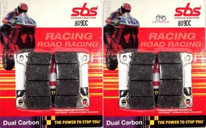 4 Pastillas Freno Delanteros SBS 809 DC Carbono Honda CBR 1000RR Fireblade 2009 - Imagen 1 de 1