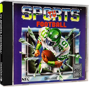 TV Sports Football - TurboGrafx-16 (Cased no box) - Image 1 of 2