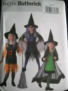 Witch Costumes Girls size 6-8 Butterick 4256 Sewing Pattern * - Picture 1 of 2