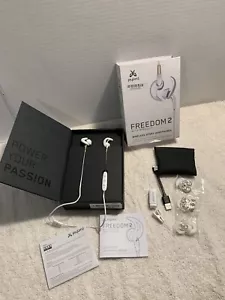 Jaybird Freedom 2 W/ Speedfit Wireless Sports Headphones/ White & Gold Openbox - Picture 1 of 24