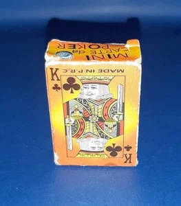 Mini Poker Vintage Playing Cards Italian Canasta Bridge - Picture 1 of 2