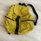 Baggu Sport Backpack Gold Spice Recycled Nylon Drawstring & Buckle NWOT