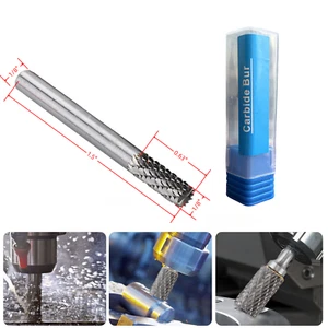 1PC 1/8'' 3mm Shank Tungsten Carbide Burr Rotary Drill Bits Tools Cutter Files - Picture 1 of 1