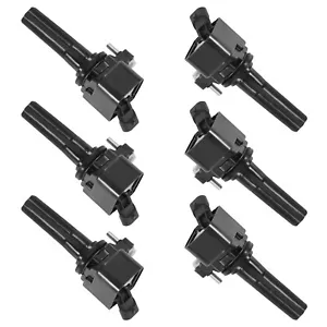 6 Ignition Coils For Chevrolet GMC Isuzu Saab Buick Rainier L6 4.2L 06-07 UF497 - Bild 1 von 12