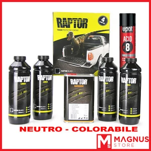 U-Pol Raptor Kit Vernice COLORABILE 4L + UPOL primer ACID#8 - Imagen 1 de 12