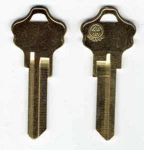Kwikset KW10 Brass Key Blank X2 - Picture 1 of 1