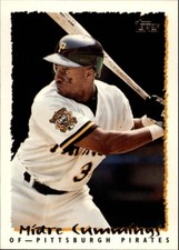 1995 Topps Pittsburgh Pirates Baseball Card #78 Midre Cummings